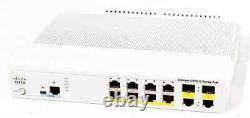 Cisco WS-C2960C-8PC-L 8 Port PoE Gigabit Network Ethernet Switch