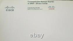 Cisco communication manager express or srst 25 seat license fl-cme-srst-25