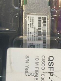 Genuine Cisco QSFP-100G-A0C10M= Sealed, never used 10m 100G Active Optical