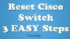 How To Reset Cisco Switch To Factory Settings U0026 Delete Vlans