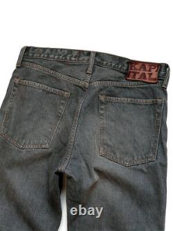 KAPITAL 14oz black denim pants 5P monkey cisco studs remake jeans Gemstone