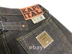 KAPITAL century denim monkey cisco jeans no. 5+S brown kap-71A new 34