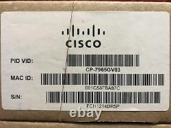 LOT of 7 NEW Cisco IP Phone CP-7965G with Handsets & Cords