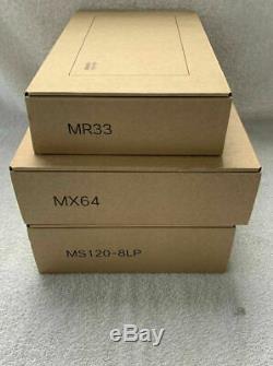 Meraki MR33 AP + MX64 Security Appliance + MS120-8LP PoE Switch + 3YR Lic NEW