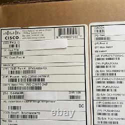 NEW CISCO WS-C3850-24PW-S With C3850-NM-4-1G Factory Sealed in Box 3850 NIB