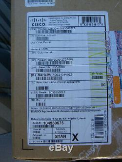 NEW Cisco ISA 3000 Industrial Security Appliance 4-Port Managed Switch, 8GB RAM