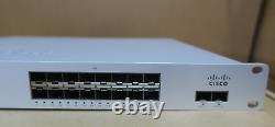 NEW Cisco Meraki MS410-16-HW 1U Cloud-Managed 16x GigE SFP +2 x 10G SFP+ Switch