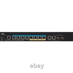 NEW Cisco SG350X-8PMD-K9-NA SG350X-8PMD 8-Port 2.5G PoE Stackable Managed Switch