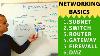 Networking Basics 2020 What Is A Switch Router Gateway Subnet Gateway Firewall U0026 Dmz