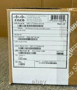 New Cisco AIR-CT2504-25-K9 4 Port Wireless Controller Bundle With 25 AP License