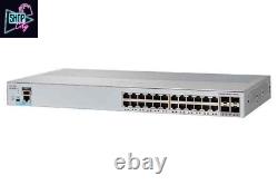 New Cisco Catalyst C2960L 24 10/100/1000 Switch-Fibre Optic WS-C2960L-24TS-LL