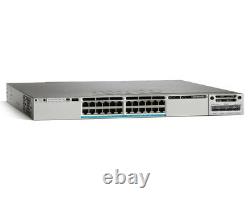 New Cisco Catalyst WS-C3850-24XUW-S 24x 10GbE UPOE 1U Switch + C3850-NM-2-10G