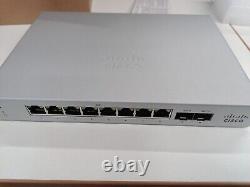 New Cisco Meraki MS120-8-HW 8-Port Switch UNCLAIMED