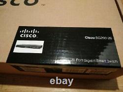 New Cisco SG200-26 Cisco Small Business Gigabit Smart Switch