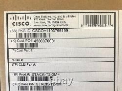 New Cisco STACK-T2-3M 3M Type 2 Stacking Cable. 1 Year Warranty, 4 Available