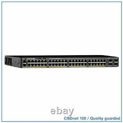 New Cisco WS-C2960X-48TS-L Catalyst 48 GigE 4 x 1G SFP Lan Base Switch