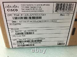 New SEALED Cisco Wireless Access Point AIR-AP3702I-UXK9 Universal Domain AP3702i