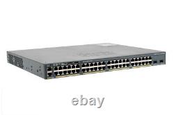 New Sealed Cisco WS-C2960X-48TD-L Catalyst 48 x2 SFP+Port Gigabit Layer 2 Switch