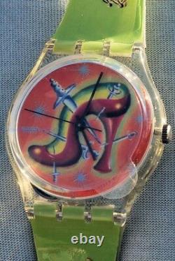 SWATCH ARTIST'S COLLECTION limited edition GK270 STILETTO by CISCO JIMENEZ NUOVO