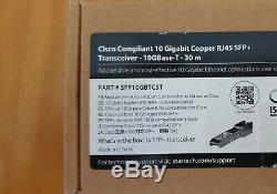 StarTech Cisco comp SFP+ Module 10000 10gbe 10GBASE-T RJ45 Copper Transceiver